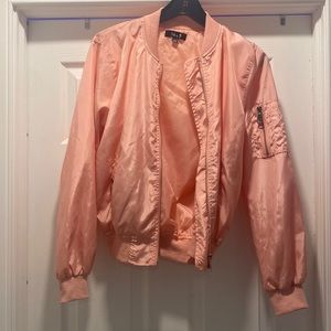 Thin lightweight pink jacket